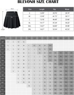 Blevonh Women's Tennis Skort Active Pleated Skirts with Pocket for Running Golf - Image 6